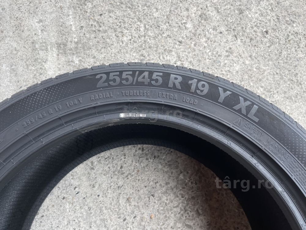 2 anvelope de vara 255/45/19 Semperit 7