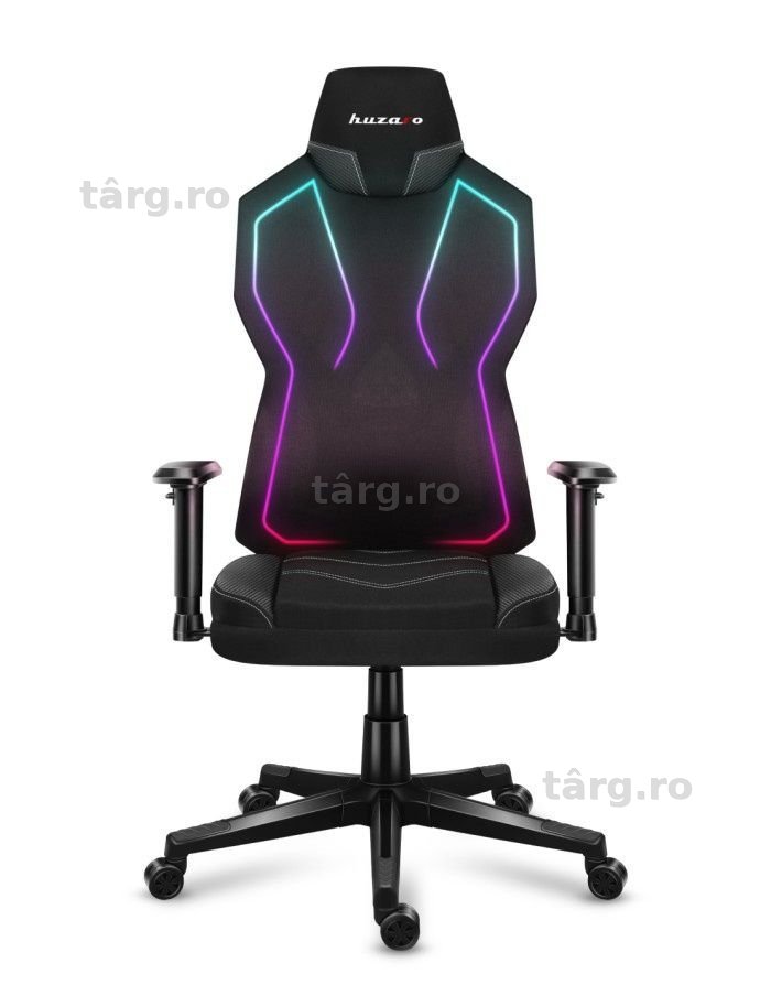 Scaun de birou Huzaro Combat 6.2 RGB, Negru