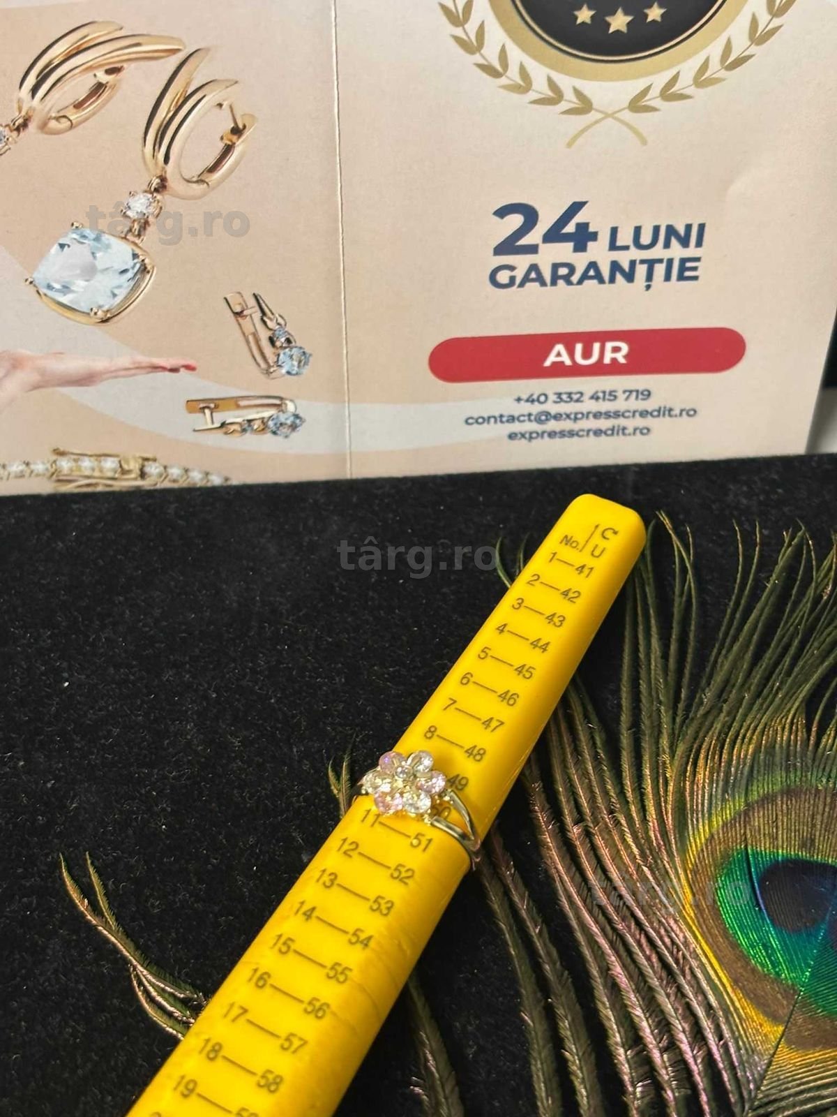 Inel Aur 14k 1.85g (B.60377.2 -Tatarasi)  Garantie 2 ani-800 lei 4