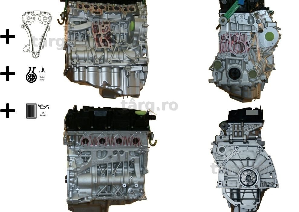 motor bmw 320 520 x5 3.0 40d xdrive 16v 24v semicomplet N47 n46 n43