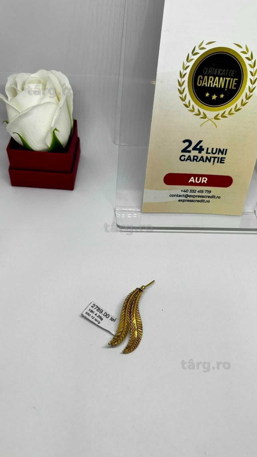 Brosa Aur 18K 4.29g (AG1 Alexandru B54101.5) - Garantie 2 ani! 3