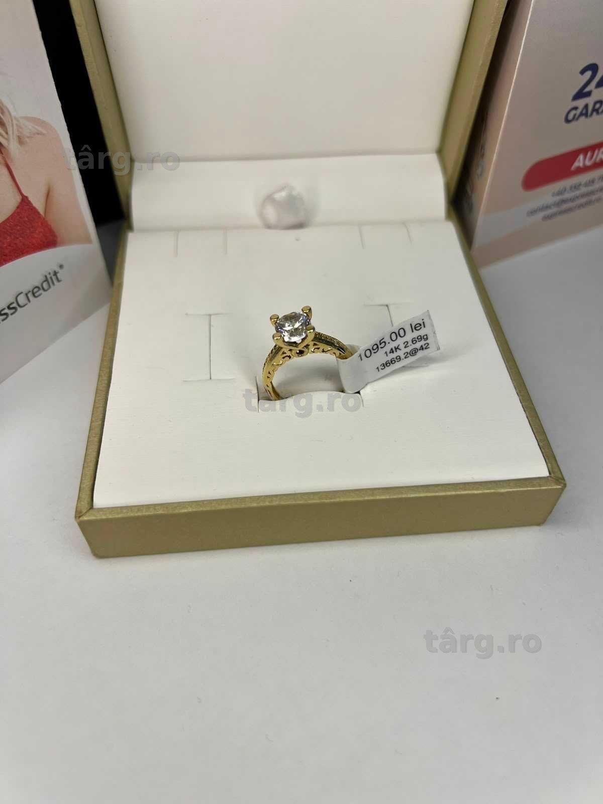 Inel aur 14K 2.69gr (AG42 B.13669.2) GARANTIE 24 LUNI 2