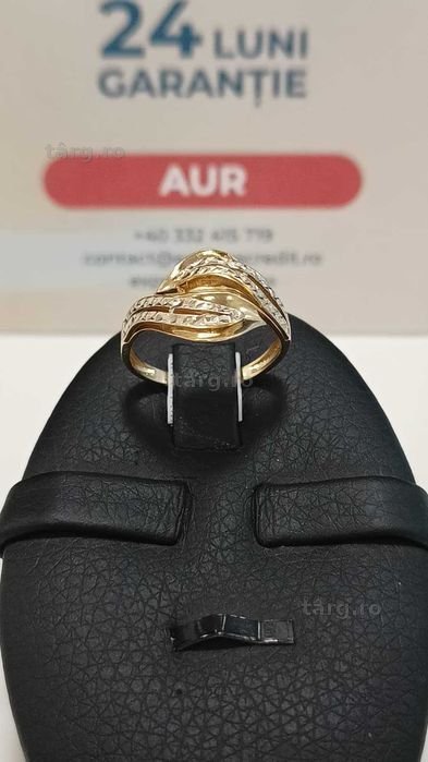 [AG24 Harlau B.45872.3] Inel aur 14k 3.60gr - Garantie 2 ani!