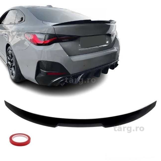 Eleron Portbagaj Lip Codita BMW G26 Gran Coupe, Model M4, Negru Lucios
