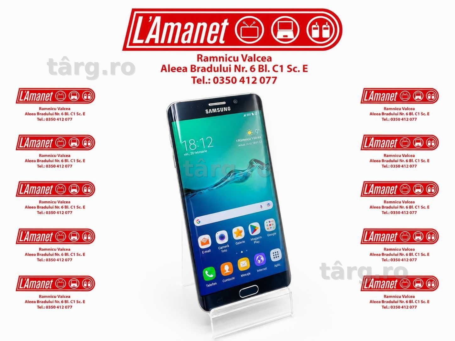 Samsung S6 Edge+ Black 32Gb 4GbRam Neverlocked Stare Excelenta 9.99/10