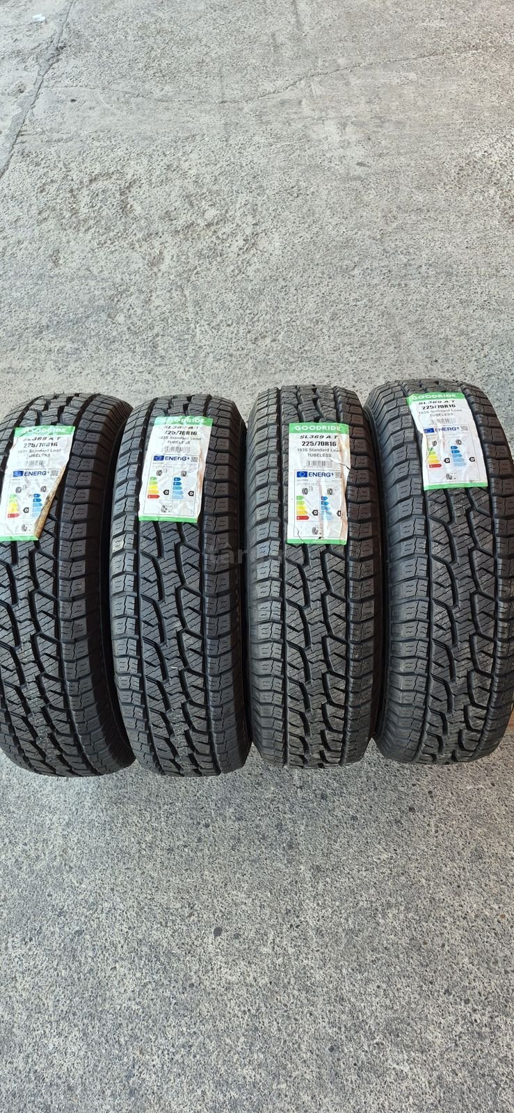 4 anvelope M+S noi Goodride Radial SL369 A/T;225/70/16,dot 2025.Pretul este pe bucata.