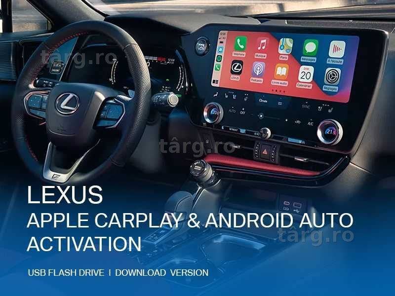 Activare Apple CarPlay Android Auto Lexus ES NX UX 2019–2022
