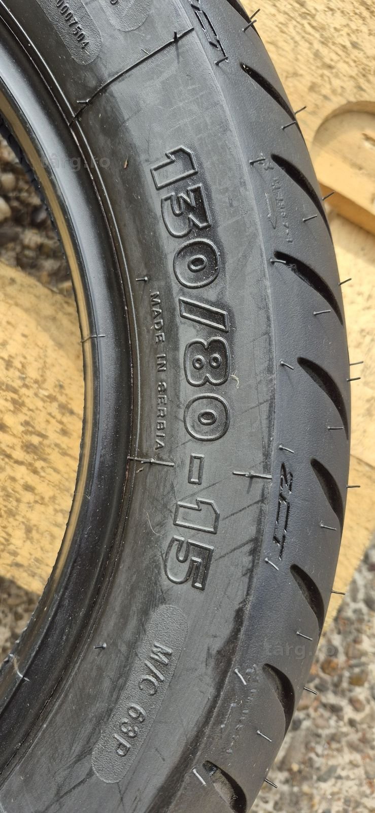 O anvelopa moto spate noua Michelin 2CT,130/80-15M/C,dot 2020. 5