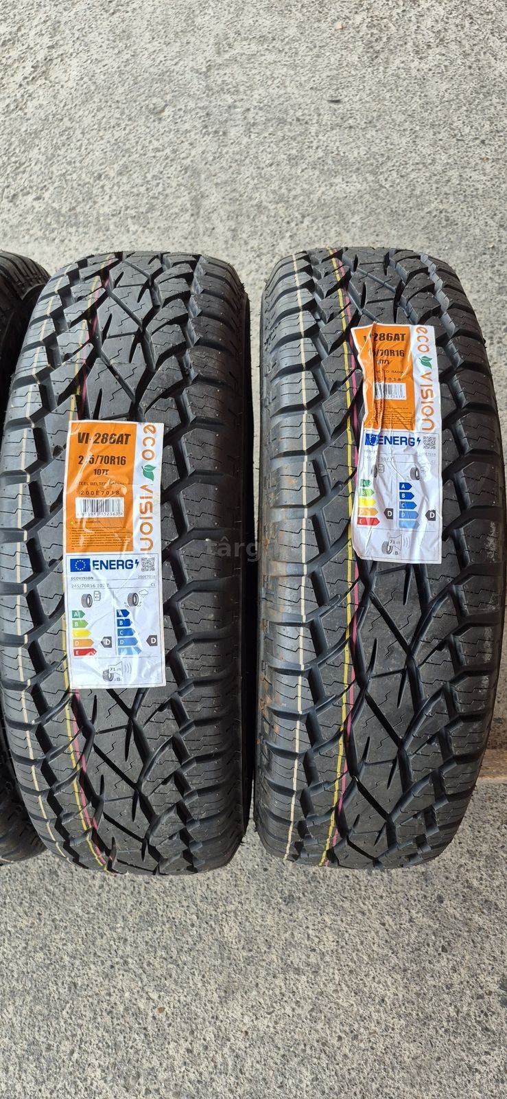 4 anvelope M+S noi Ecovision All Terrain 245/70/16,dot 2024.Pretul este pe bucata. 2