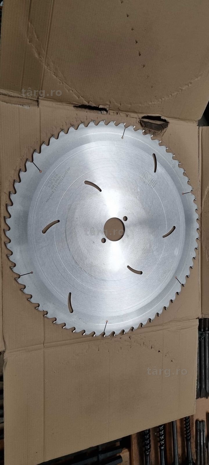 Panza circular cu vidia, disc fierastrau cu vidia 730 mm