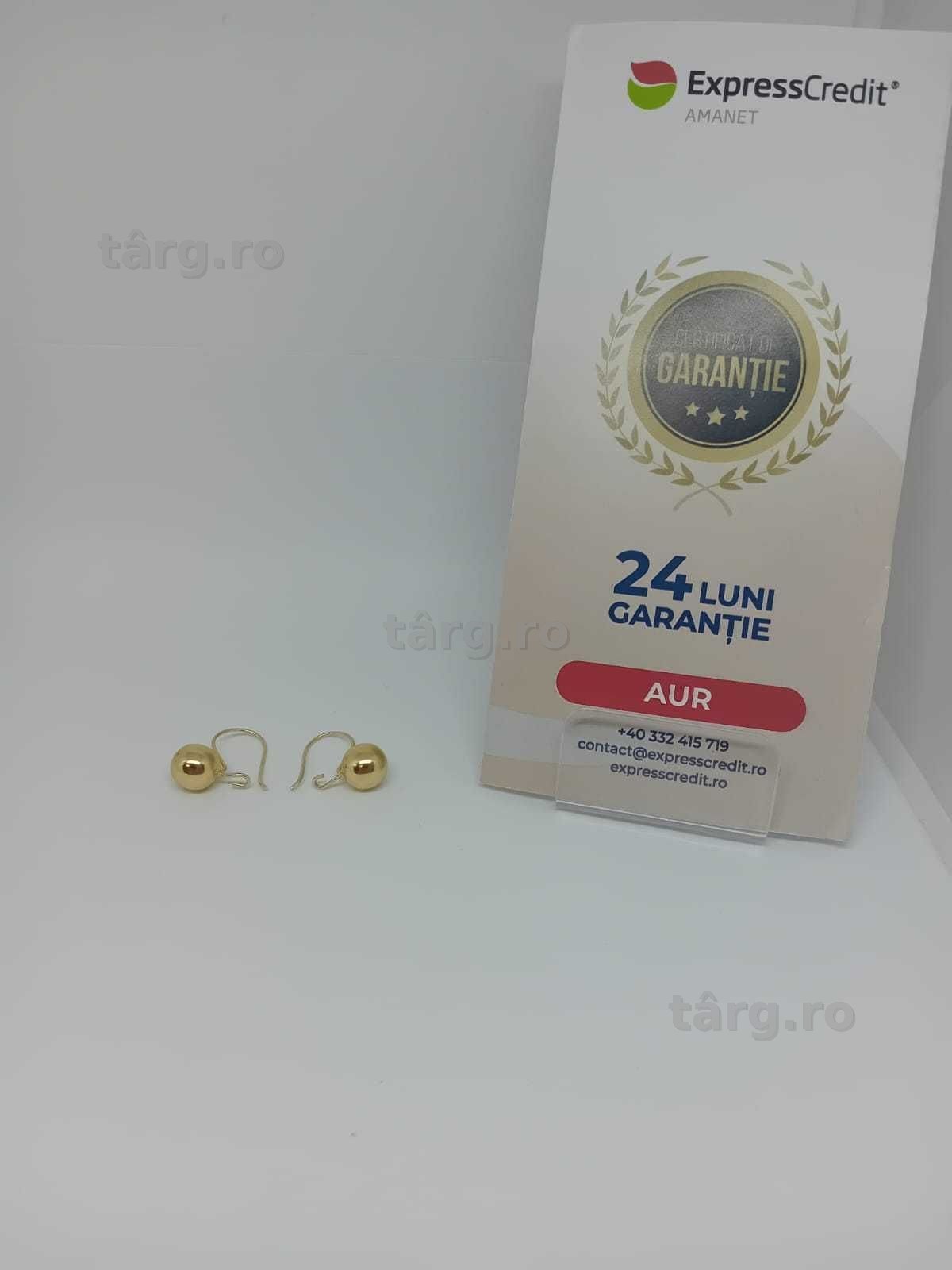 Cercei aur 14k 2.37g (33741/15 Gara1)