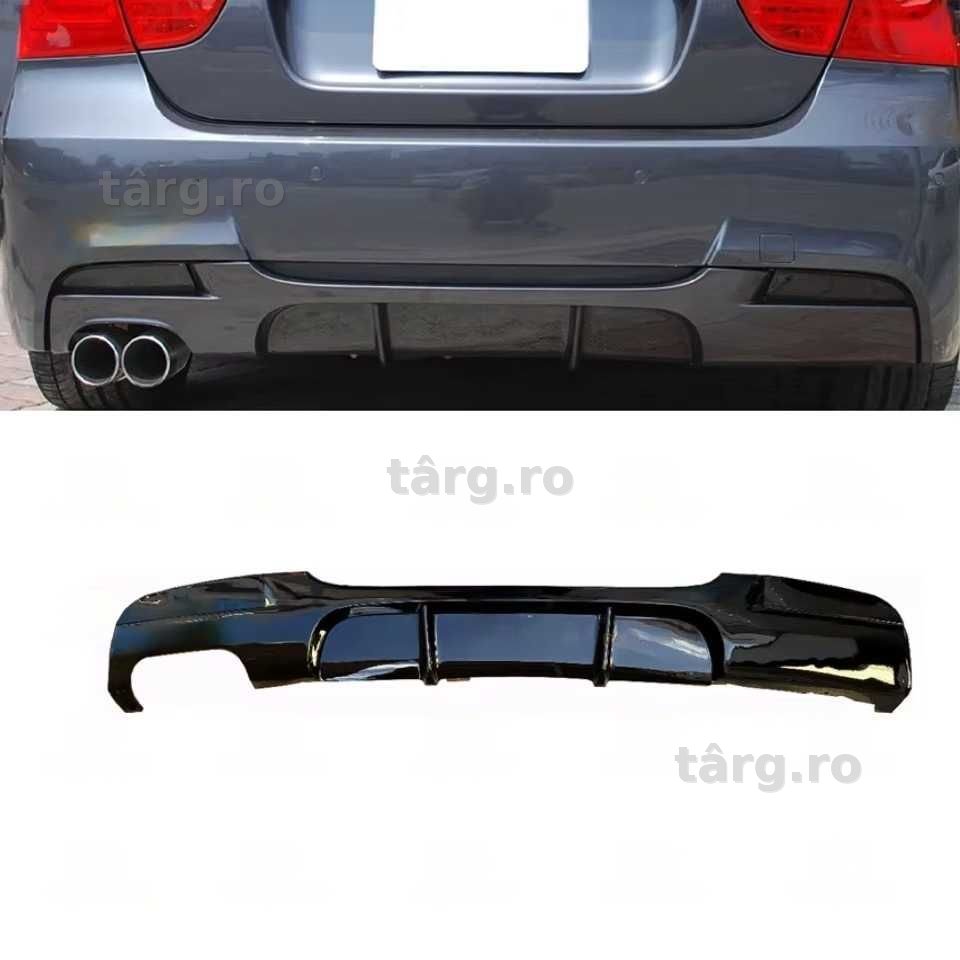 Difuzor Prelungire Bara Spate M Performance Evacuare Dubla BMW E90 E91