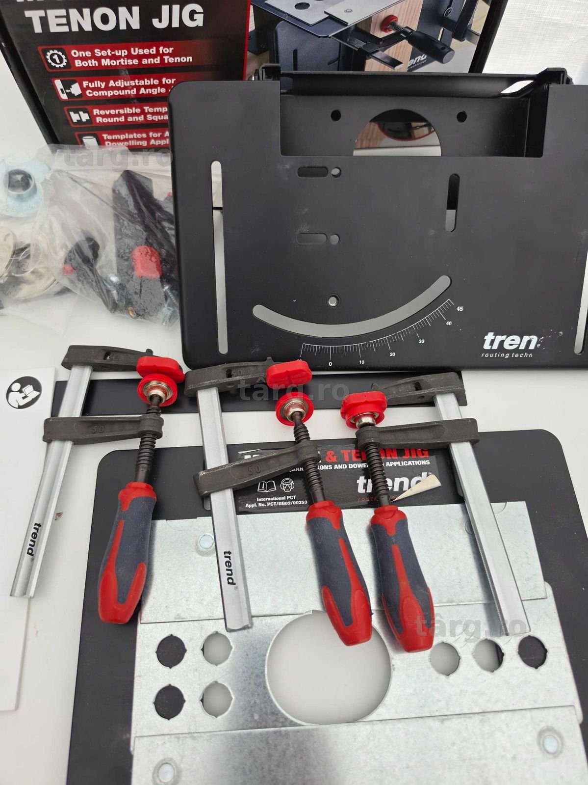 Trend Gabarit Mortise instrument pentru îmbinări precise de tip morteză și cep/MT/JIG/EURO/ lemn 5