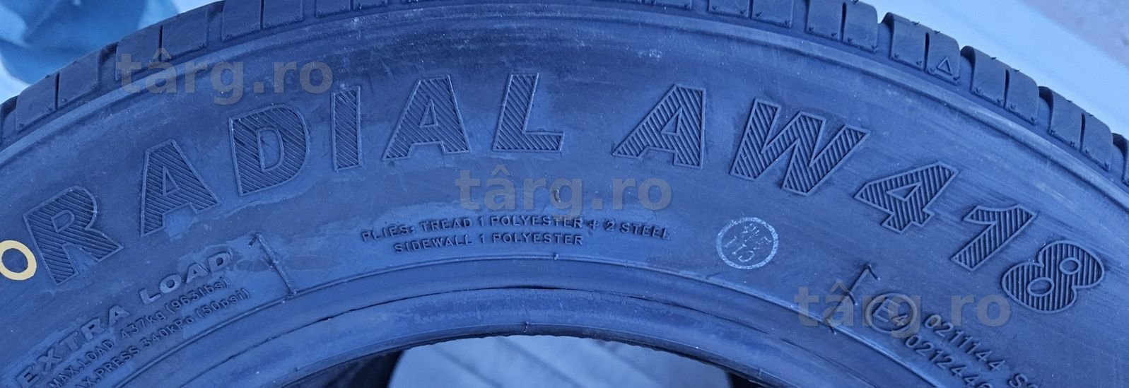 155/70 R13, 79N, SECURITY, Anvelope de remorca M+S 4