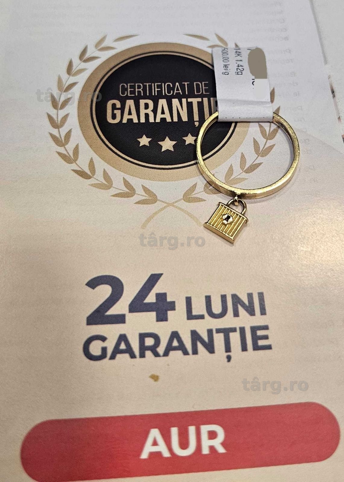 Inel din aur (AG32 B4502.1-ag46) 2 ANI GARANTIE!