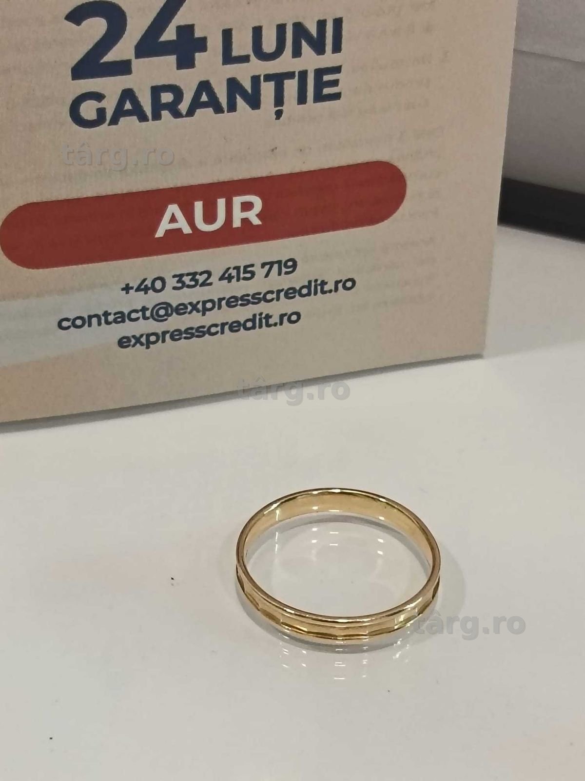 (AG41) Verigheta aur 14k B6135 - Certificat de garantie!
