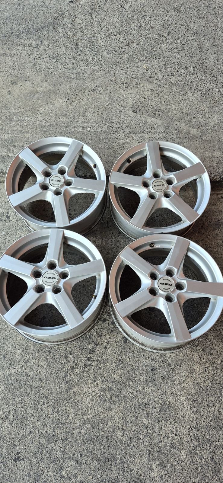 Set jante Renault marca Enzo R16;6,5Jx16H2,ET.40