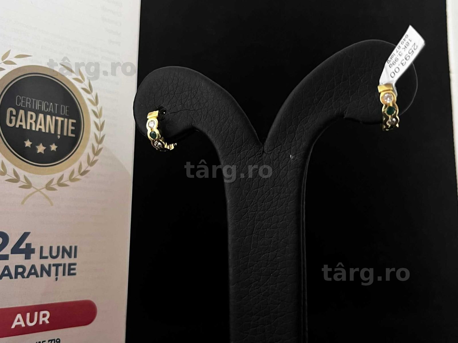 Cercei Aur 18k 4.24g (AG16 Moldova b32345.3)-Garantie 2 ani!
