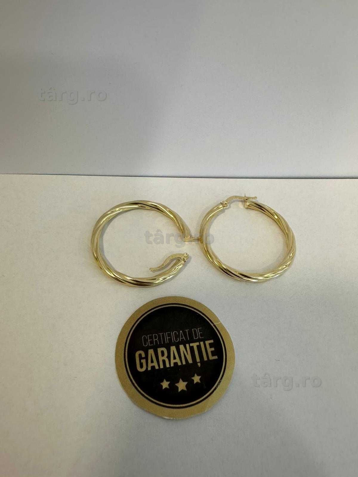 Cercei aur 14K 4.67 gr (ECA 39 / B.18590.1) Garantie 2 ani! 3