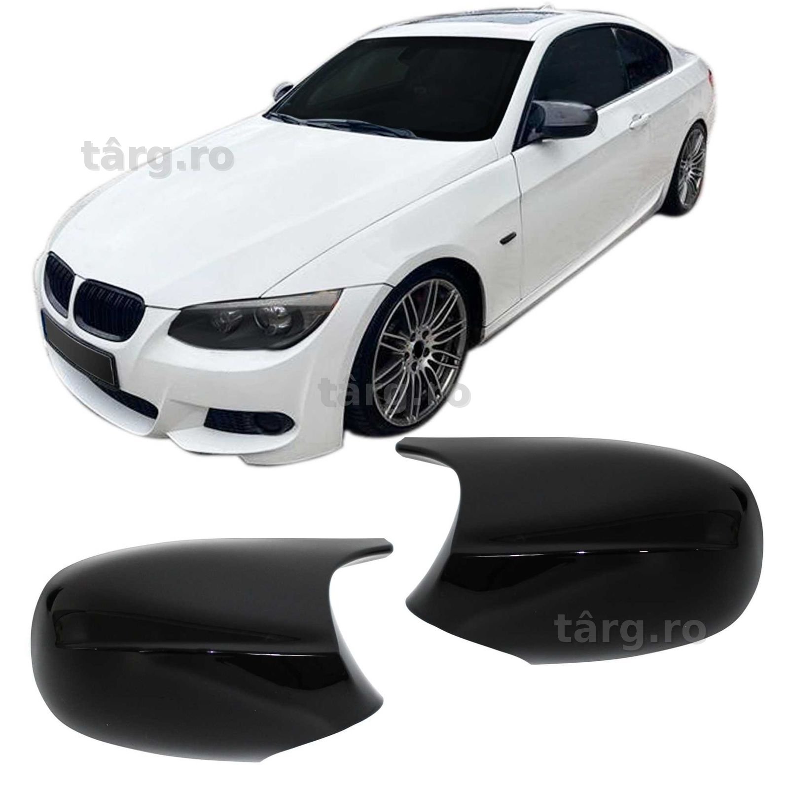 Capace Oglinzi BMW E90 E91 E92 E93 LCI Negru Lucios