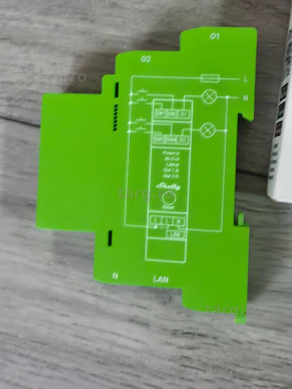 Releu inteligent Shelly PRO Dimmer 2PM, 2 canale, monitorizare consum, functie de dimming 3