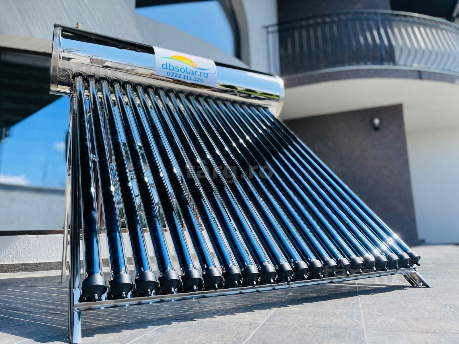 PANOU PRESURIZAT 200L Heat PIPE solar apa calda BOILER INOX Nou‼️