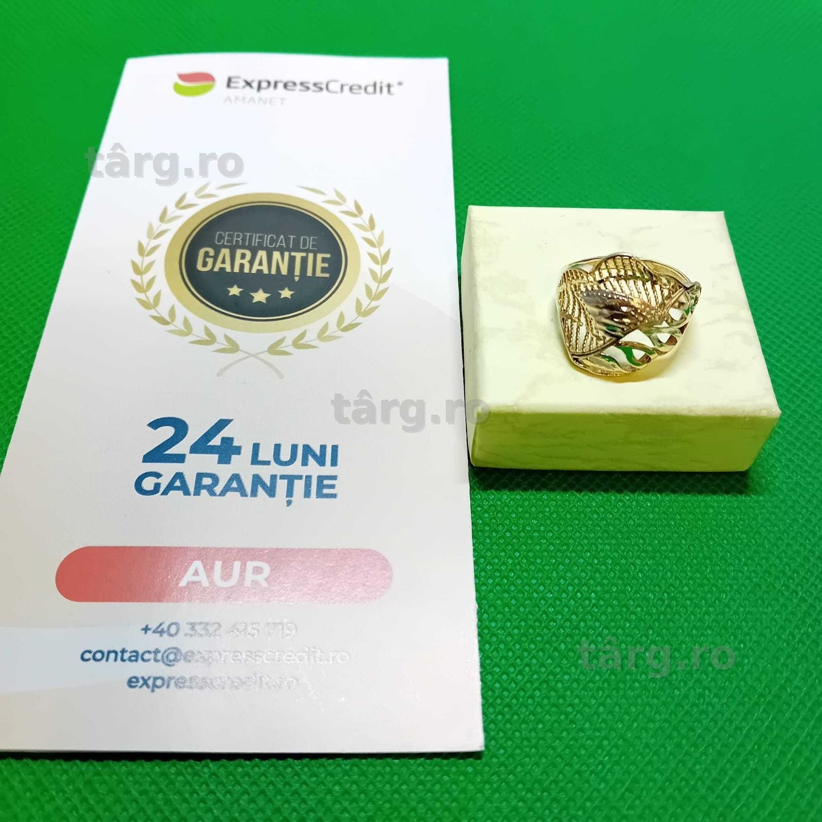 Inel  aur 14k 2.52 gr (AG4 Dacia b.51903) Garantie 2 ani