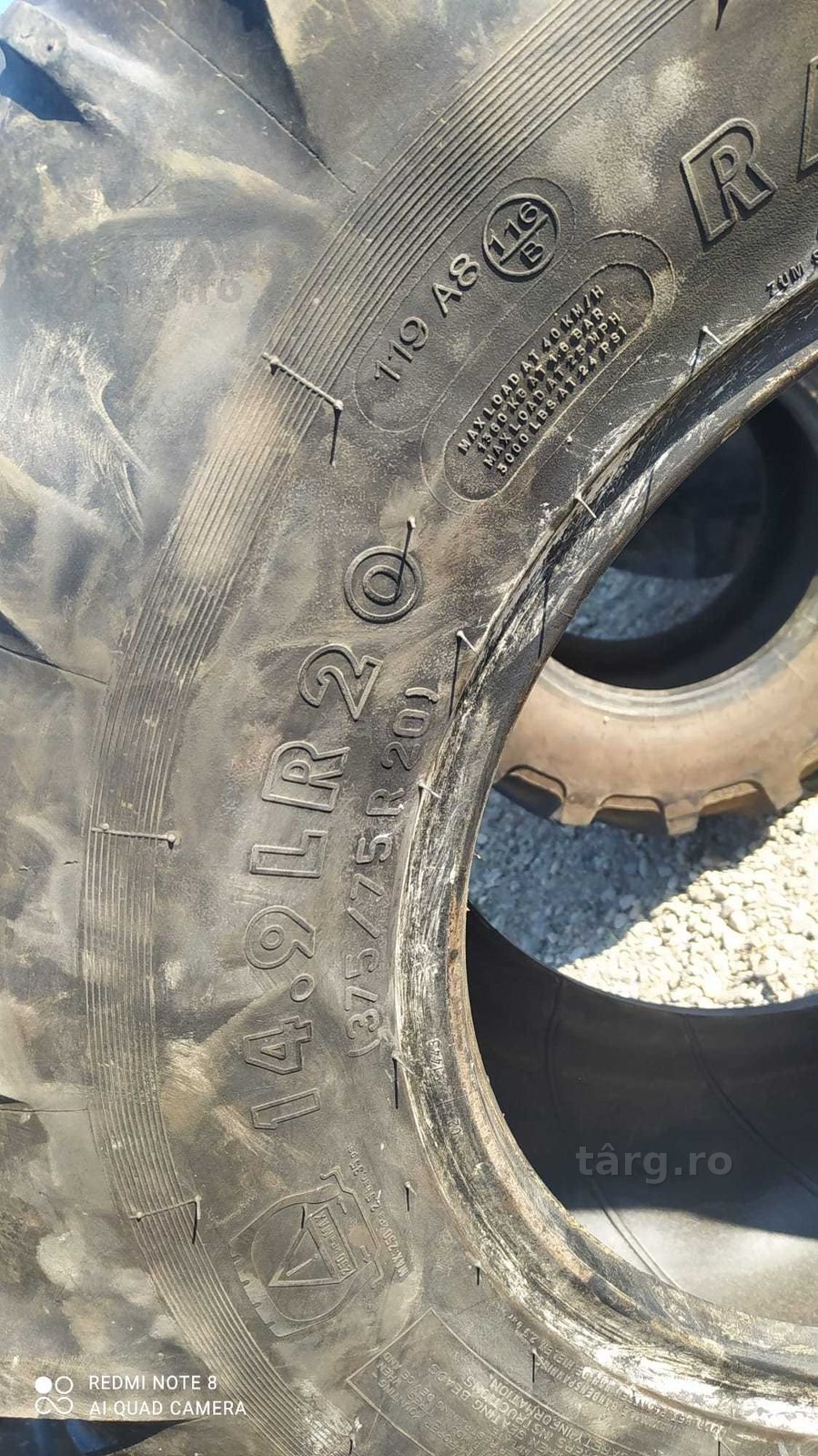 Anvelope 14.9 R20 Kleber 4