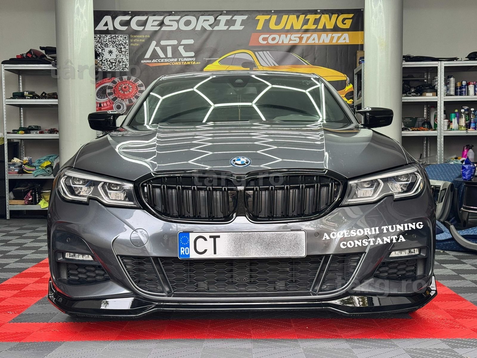 Prelungire Bara Fata - Lip BMW G20 MTech NFL Negru Lucios TM