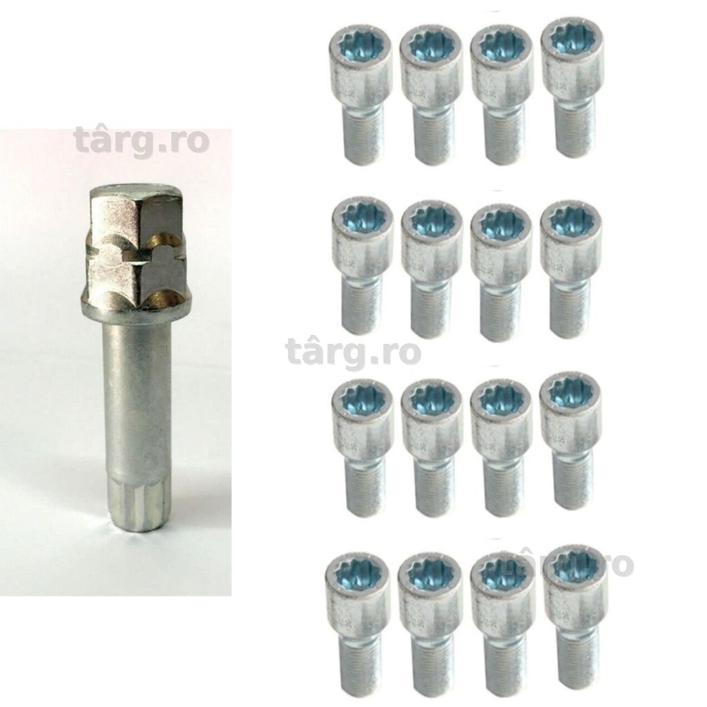 Prezoane  Renault Dacia  M12 x 1.5 cu imbus stelar
M 12  x 1.5 x 28 mm