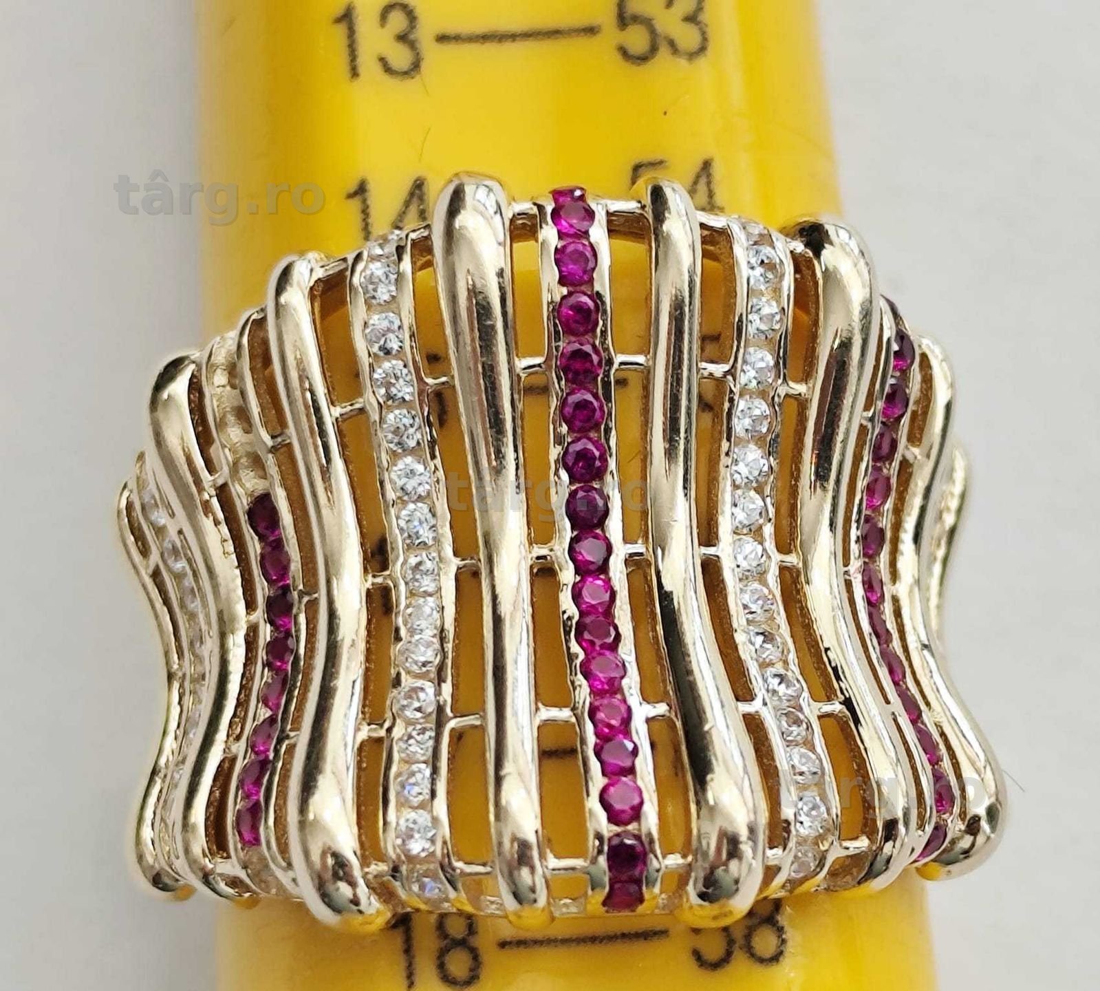 Inel aur 14K 5.35gr (AG35 B 35247) Garantie 2ani ! 4