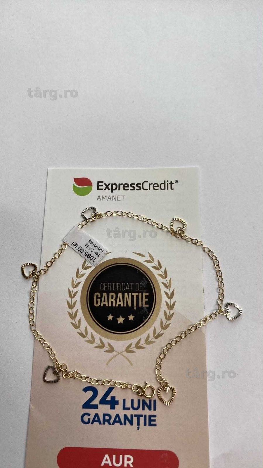 Bratara picior 14k ( Tomesti b 32995.10) Garantie 2 ani!