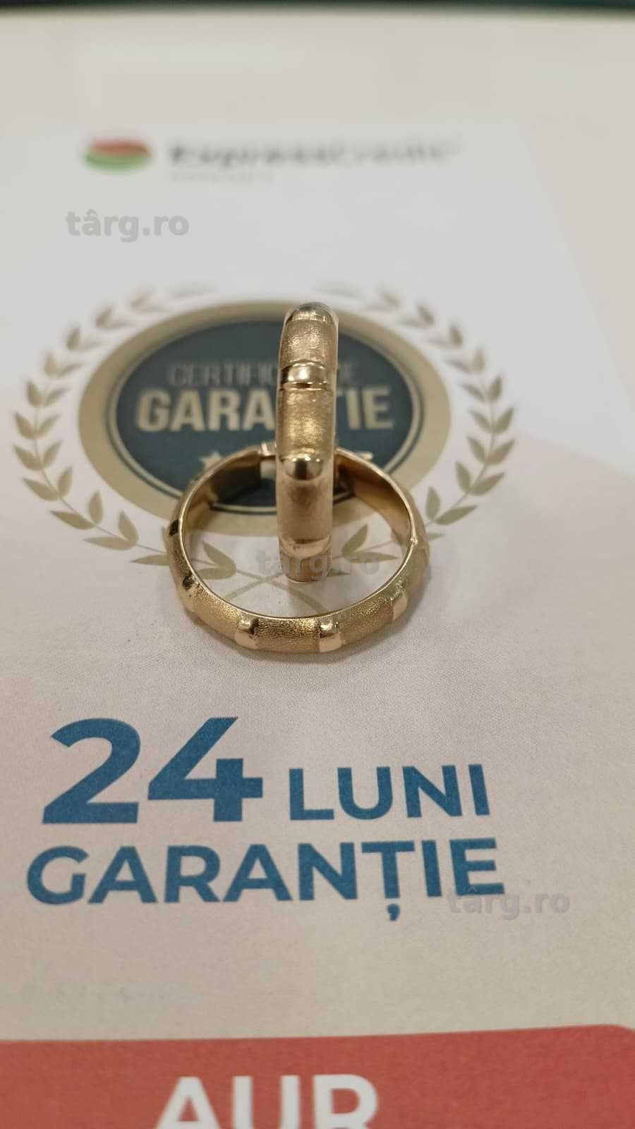Cercei aur 14K 3.75gr [AG24 Harlau B.46323.1] - Garantie 2 ani! 4
