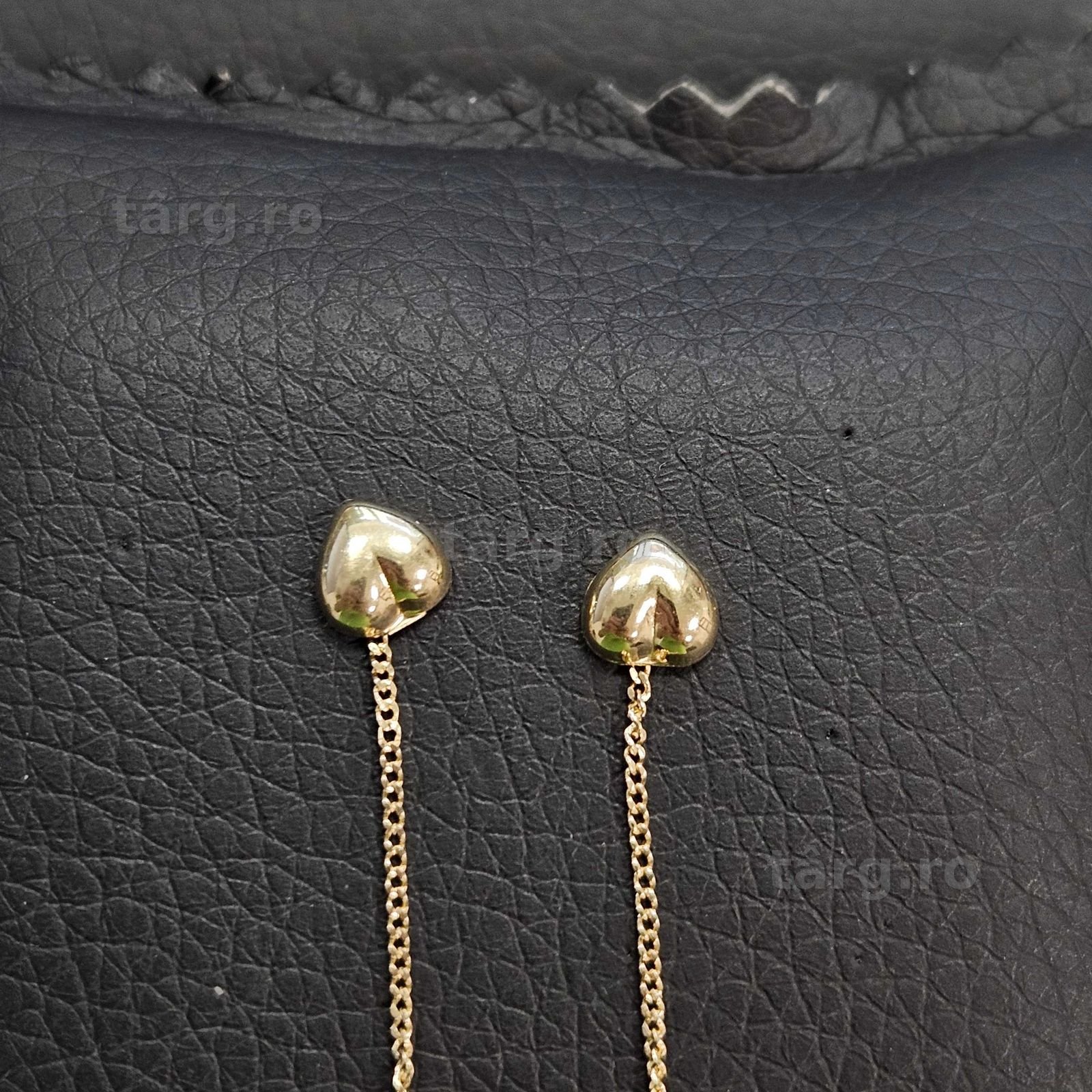Cercei Aur 14K - 0.86 grame / 430 lei ( B34295.1 / Ag28 Doi Baieti ) 3