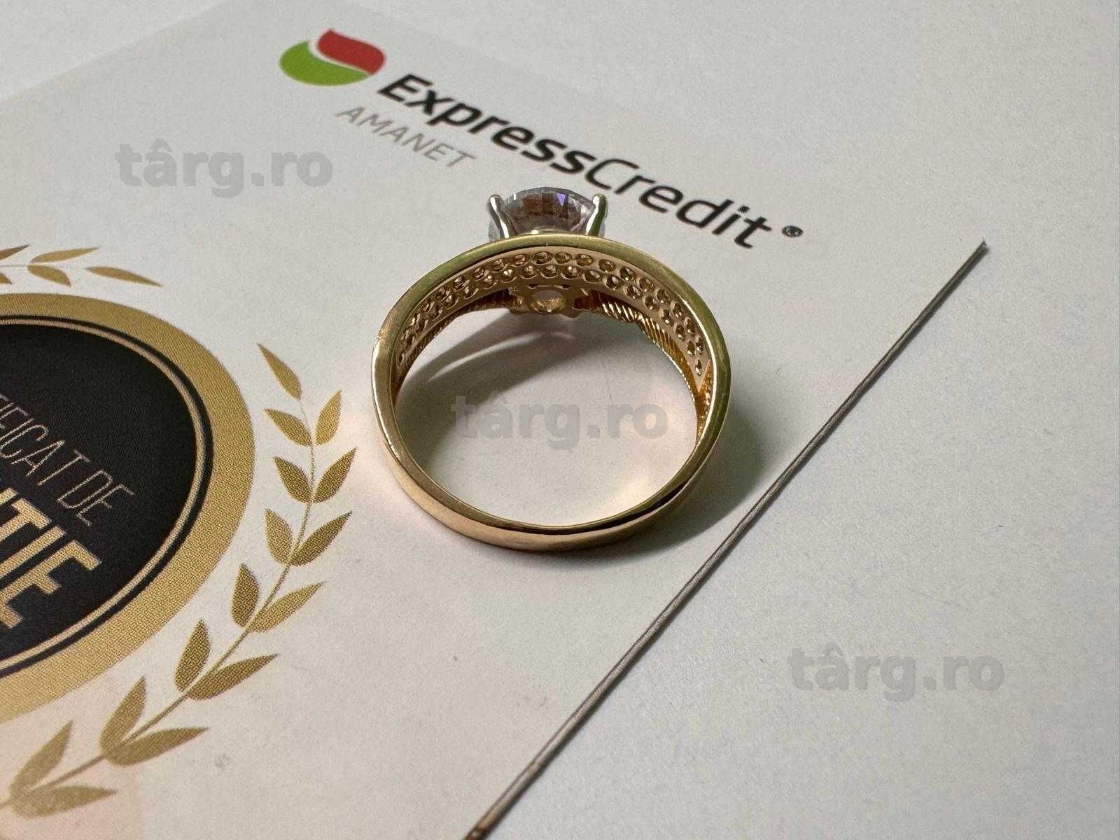 Inel aur 14K 3.32g (B.61103.5 Tatarasi) Garantie 2 ani 2
