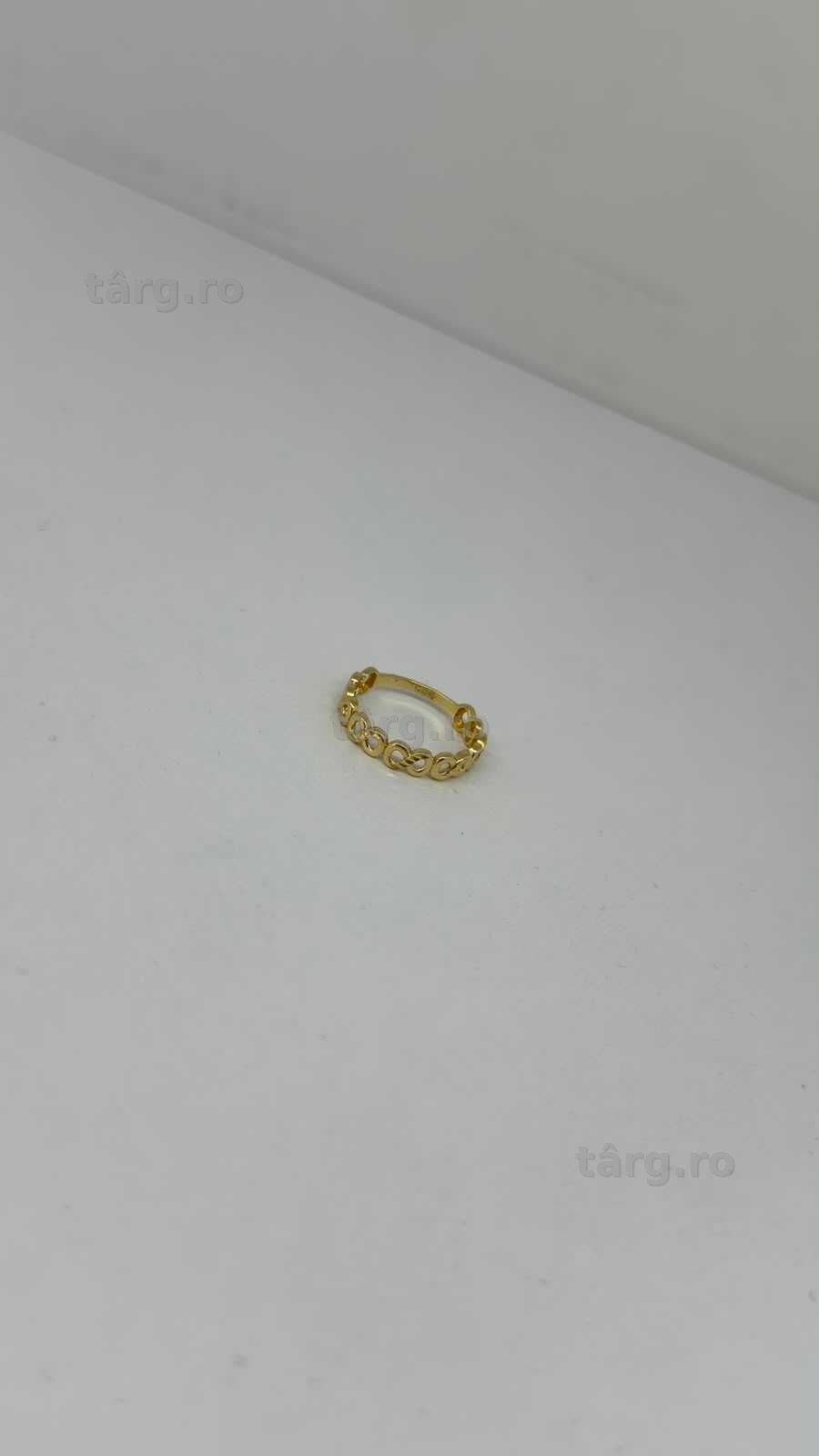 Inel aur 14K 1.46g ( Galata B9021.3 ) - Garantie 2 ani! 3