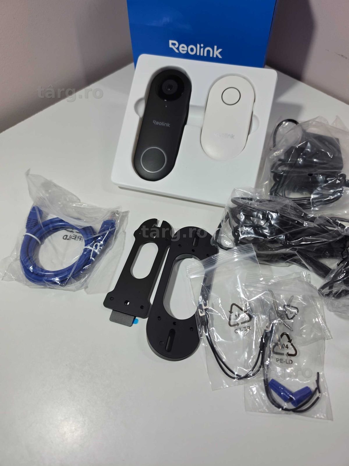 Sonerie Videointerfon Reolink D340W, WiFi, vedere nocturna, camera 5MP 2