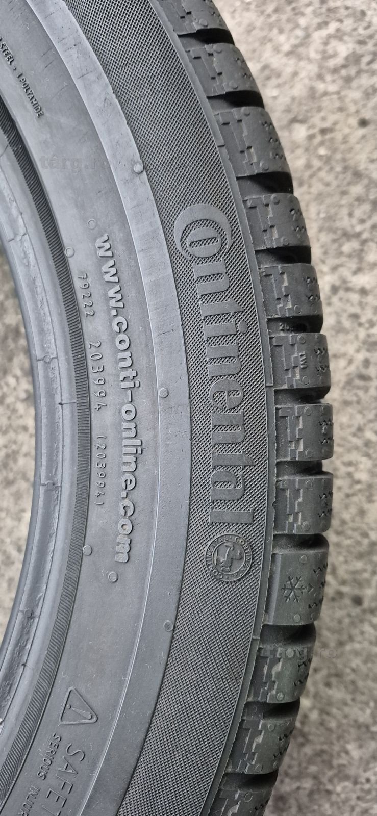 4 anvelope iarna Continental 255/45/17.Pretul este pe bucata. 4