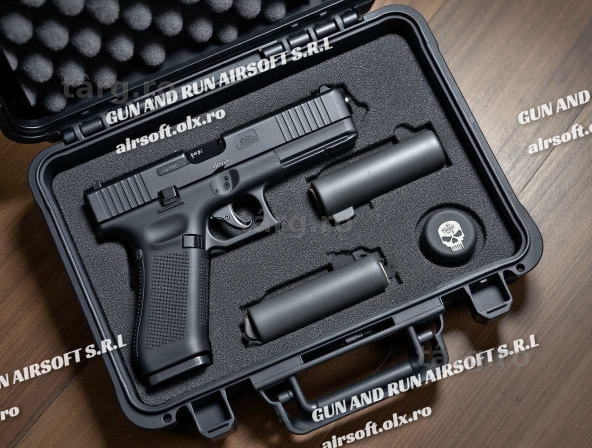 20 JOULI!! ~ Glock (Gen 2) ~ [Pistol Pachet Complet 200 M/s!!) - Pusca