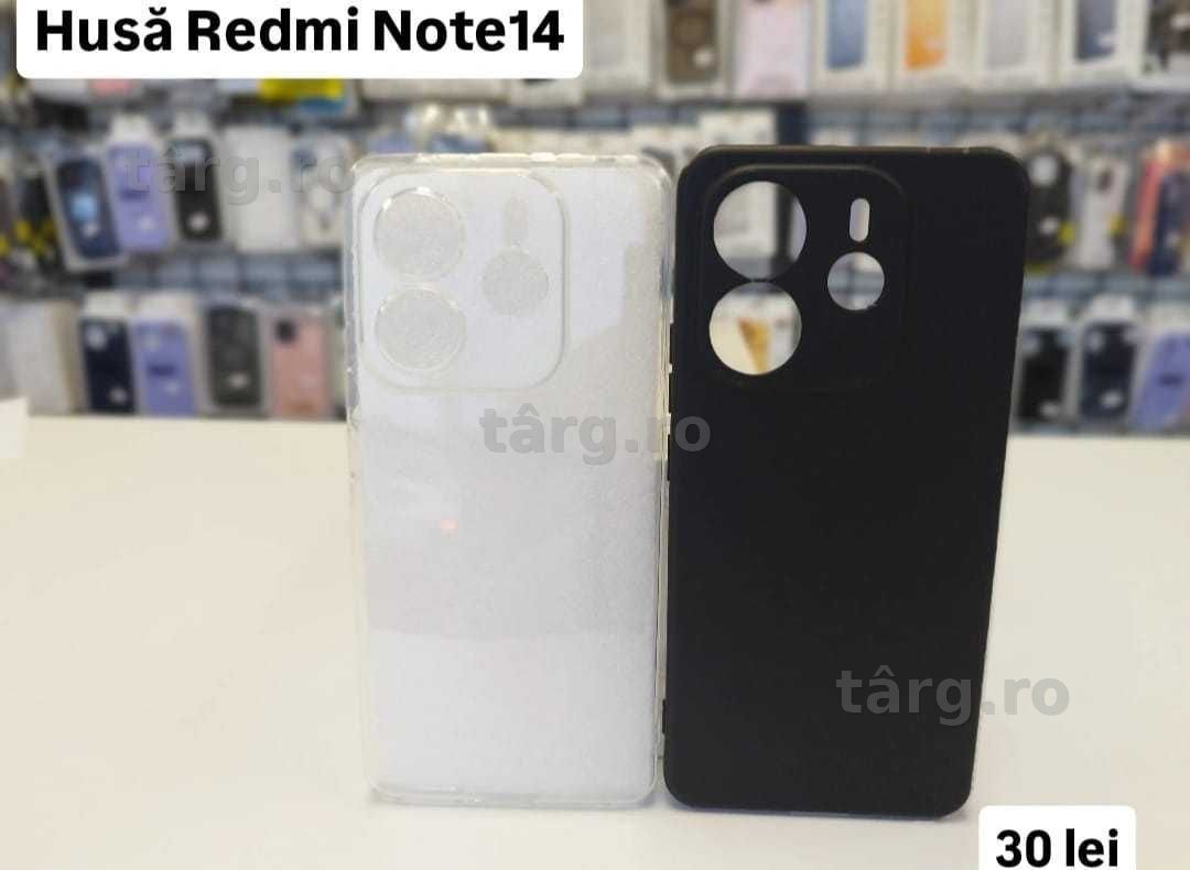 Husa silicon, folie, cablu, incarcator Redmi Note 14