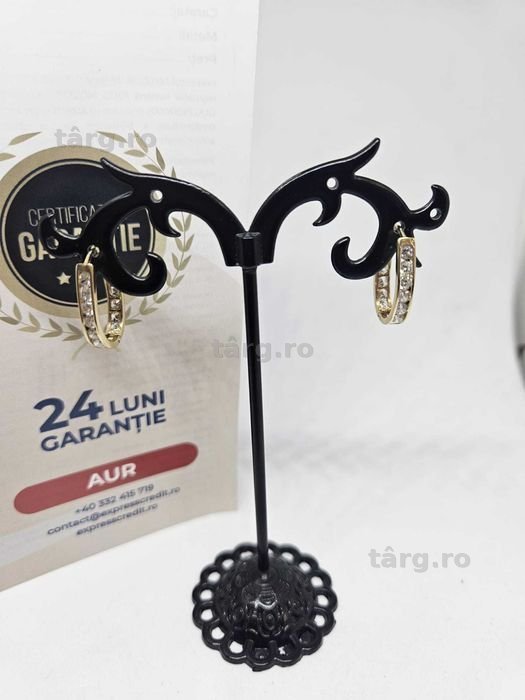 Cercei aur 14k 2.65gr (52153.2 AG1/30 Pacurari 2) Garantie 2 ani 2