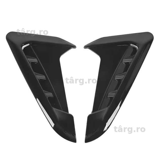 Extensii Ornamente Aripi Laterale BMW X3 G01 X4 G02 Aerisiri Negru Luc