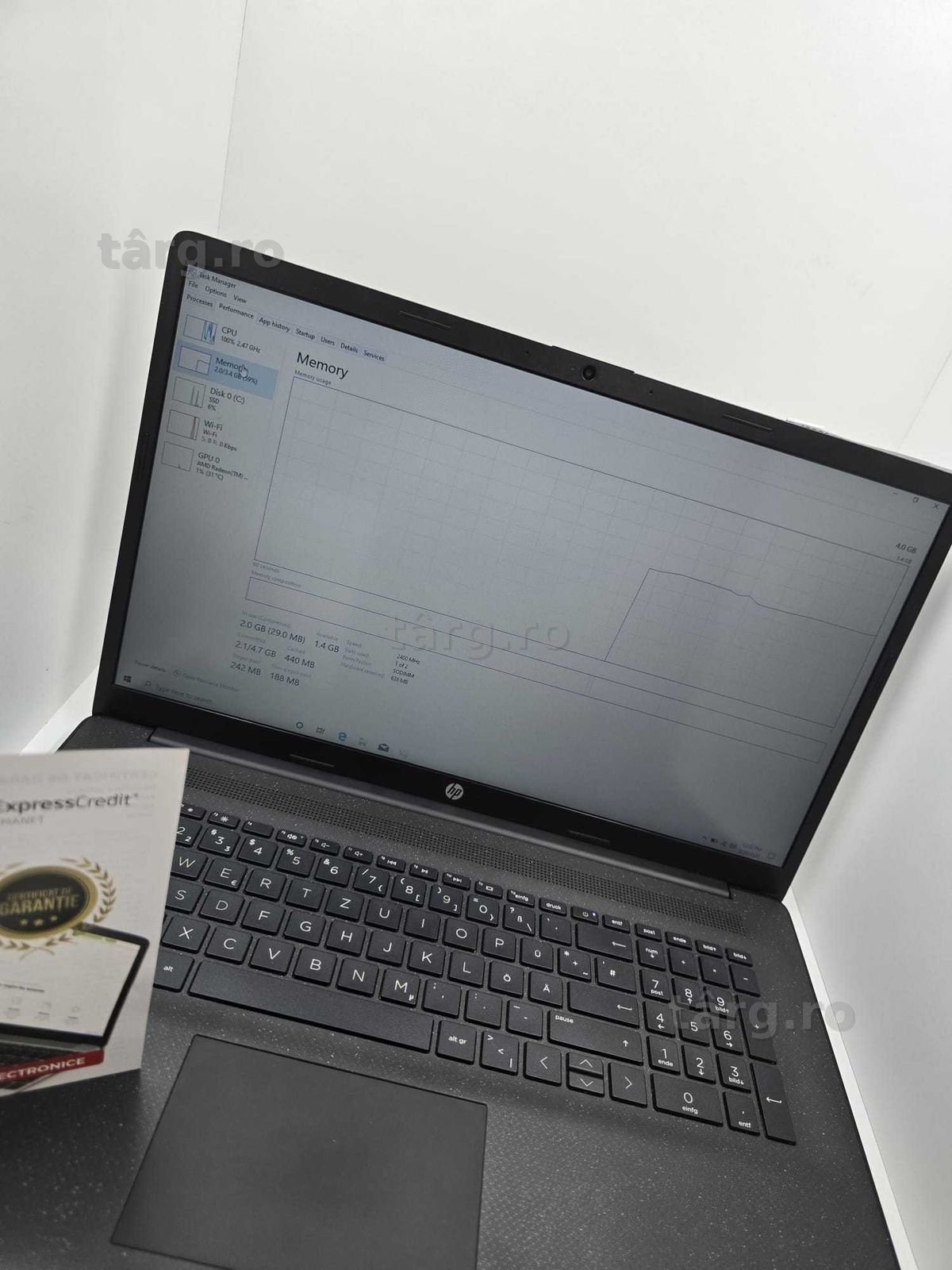 Laptop HP 17CP0505NG( AG25 Belvedere B.43260)-Garantie 2 Ani! 2