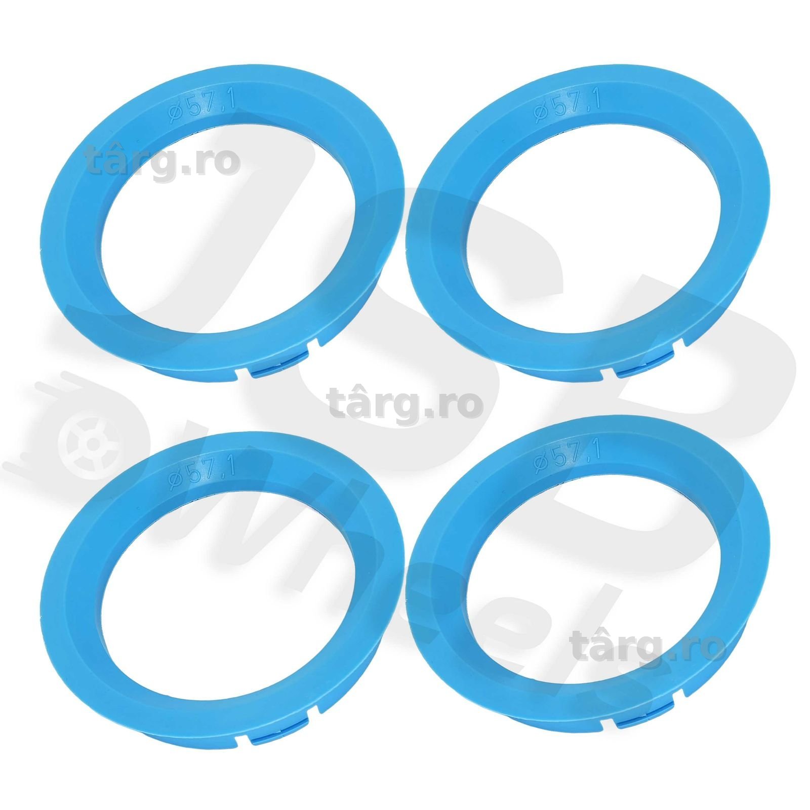 Set inele de centrare ghidaj jante noi 70-57.1 mm, VW,Seat,Skoda,Audi