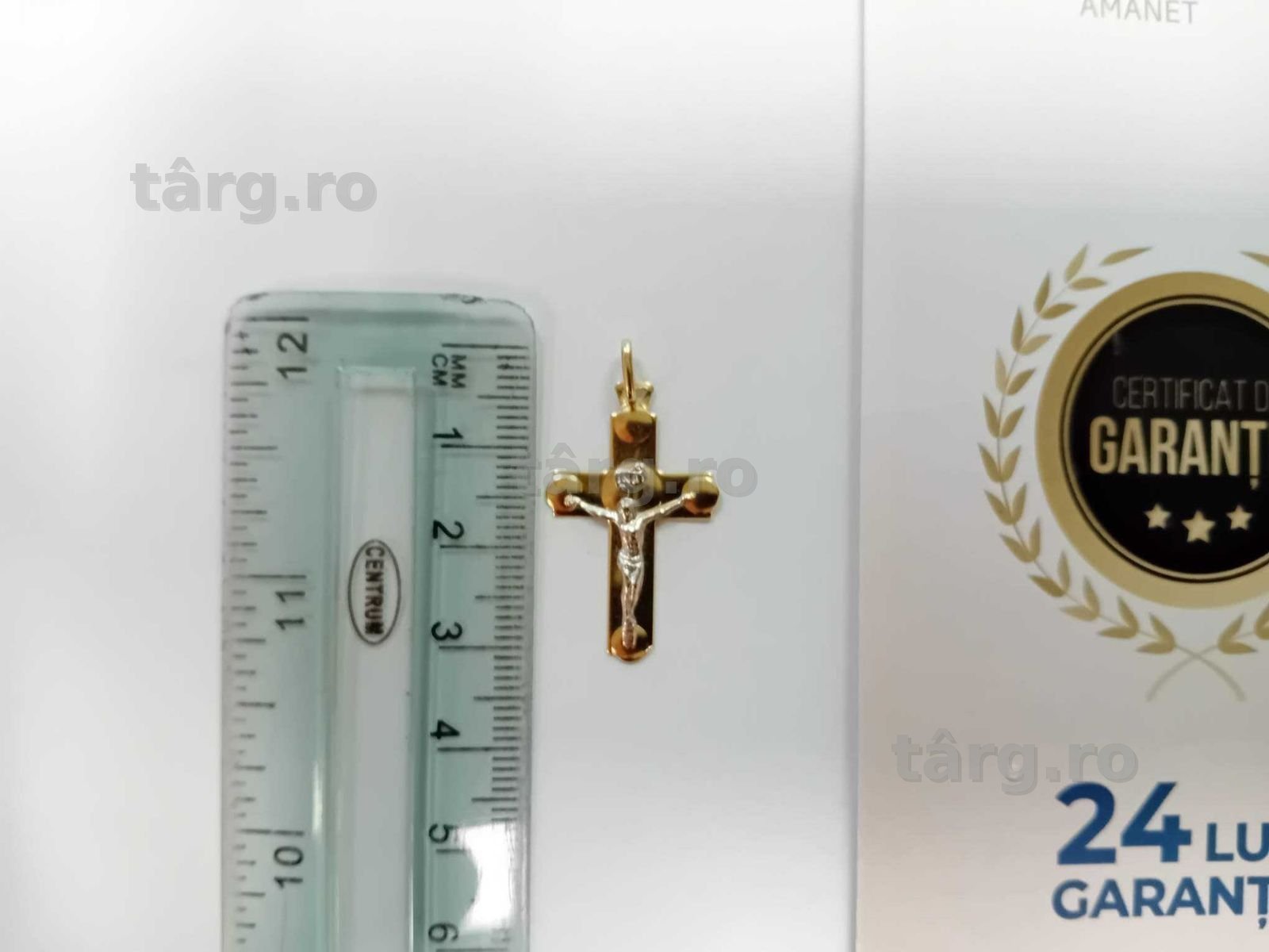 (Ag33) Medalion Aur 14K/Garantie 2 ani 3