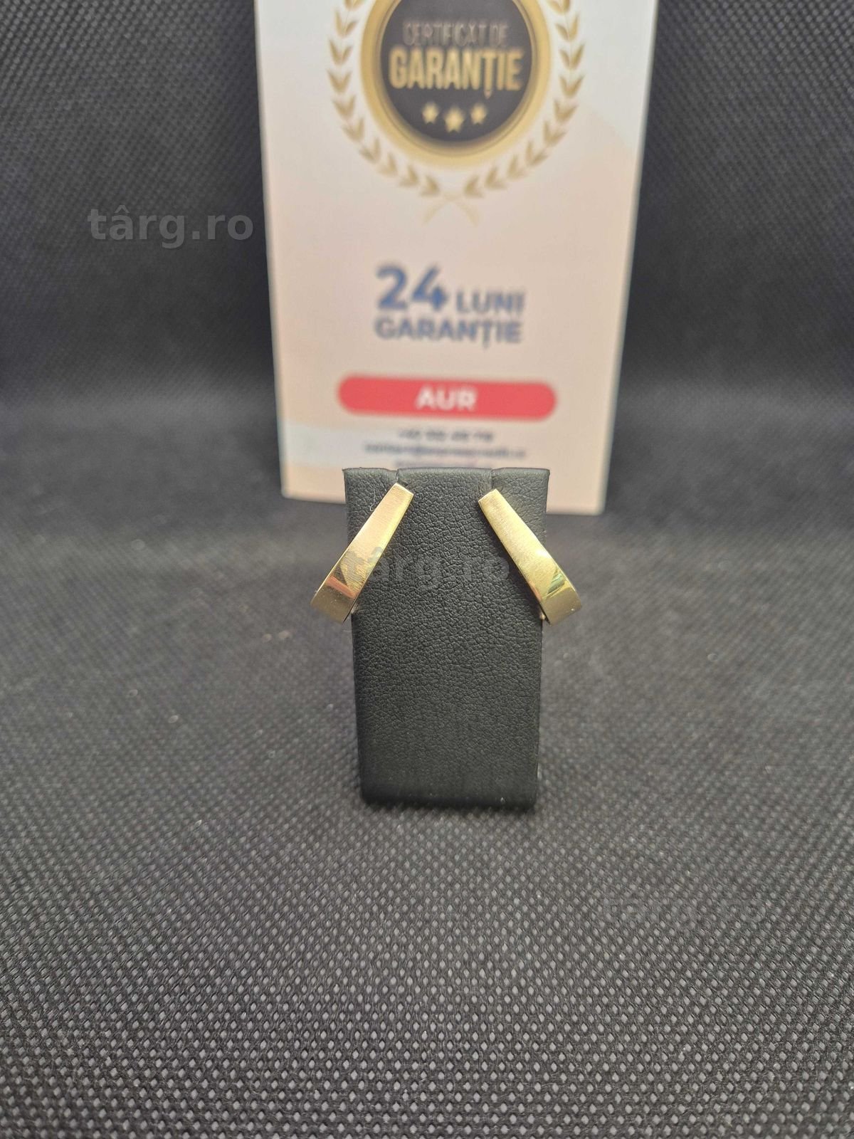 Cercei aur 14K 4.09g (49698.3 Ag11 Piata Nicolina) Garantie 2 ani!