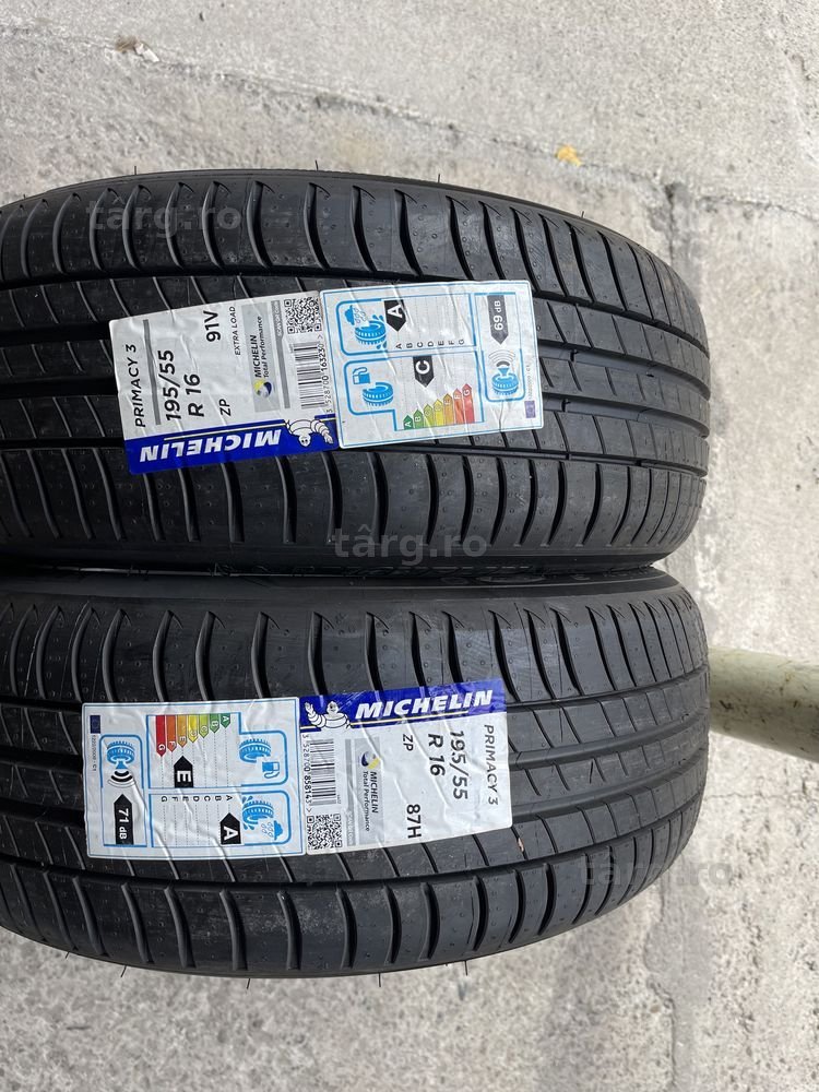 2 anvelope de vara NOI 195/55/16 Michelin RFT 6
