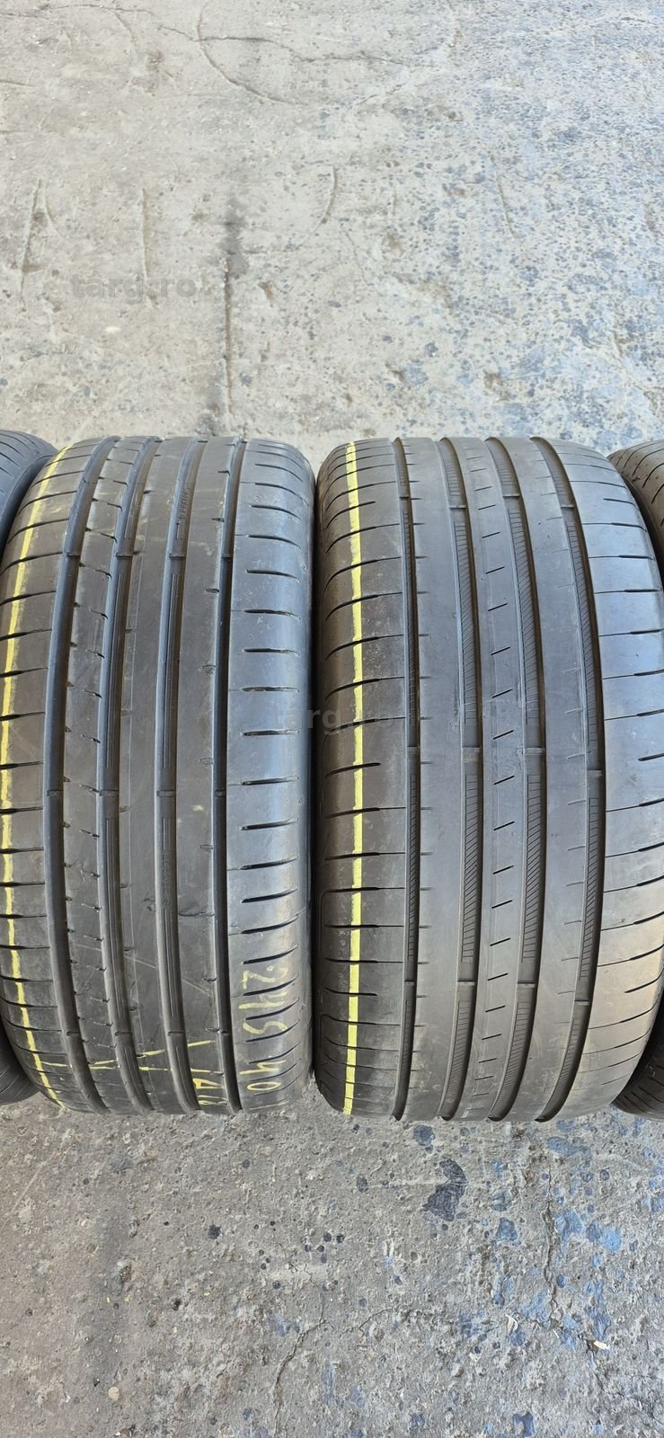 4 anvelope vara,fata Dunlop 245/40/19,spate Goodyear 275/35/19.Pret/bucata. 2