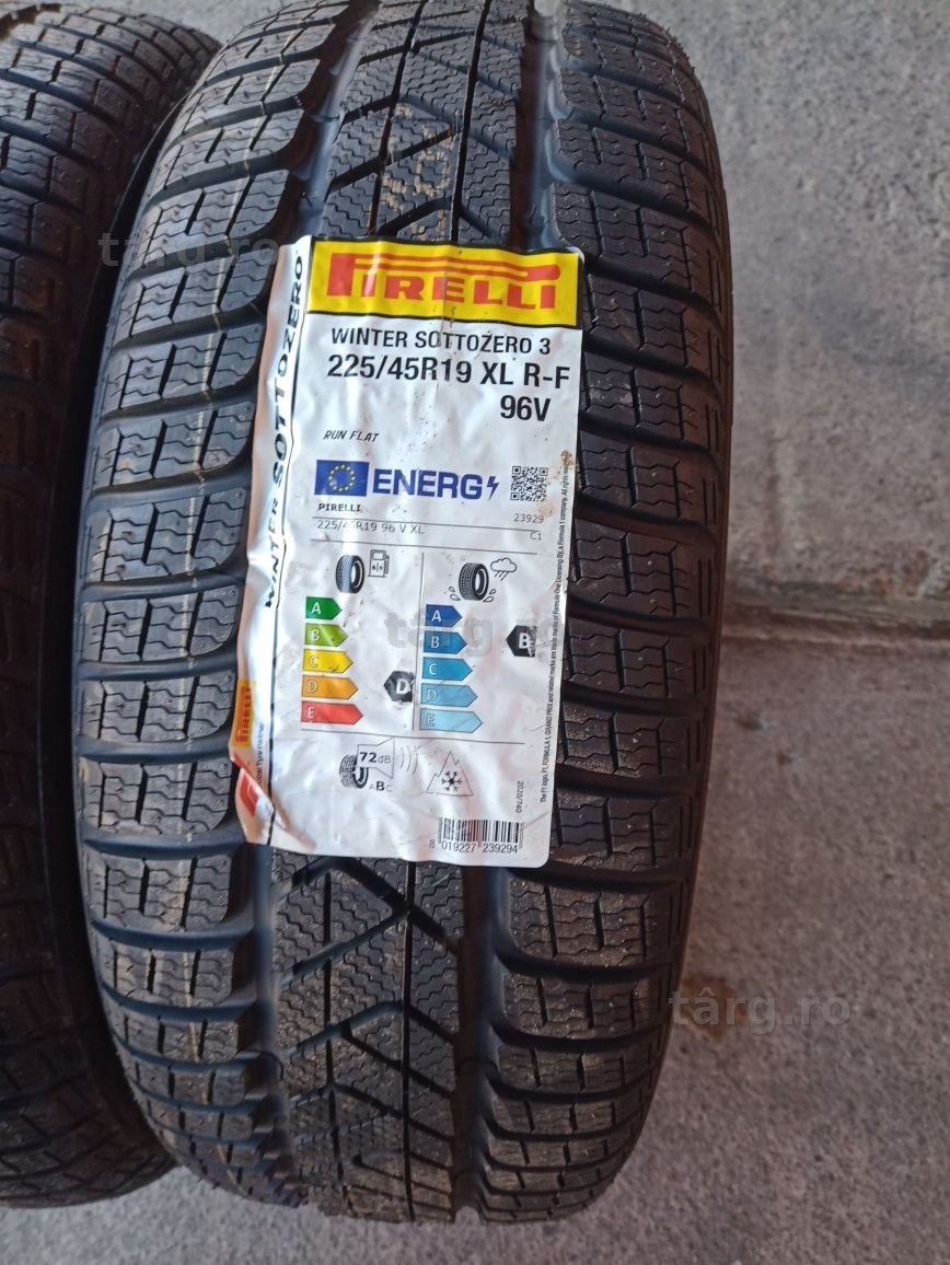 2 anvelope NOI de iarna RunFlat Pirelli 225/45 R19 dot 3720 3