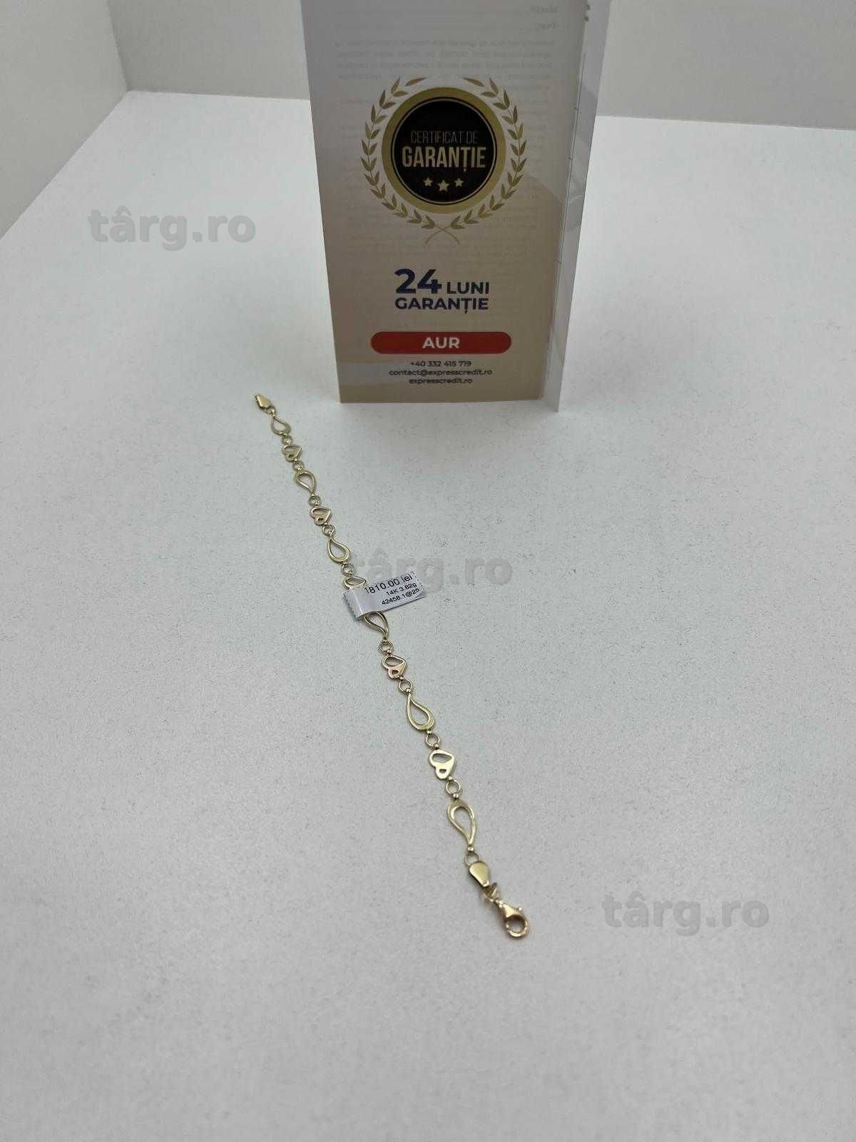 Bratara Aur 14K 3.82g (Ag25 Belvedere B.42458) Garantie 2 ani!